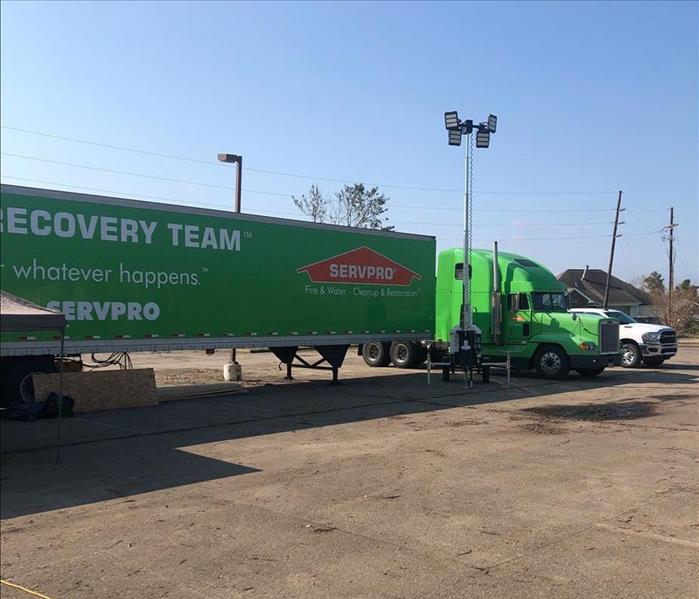 Commercial SERVPRO truck